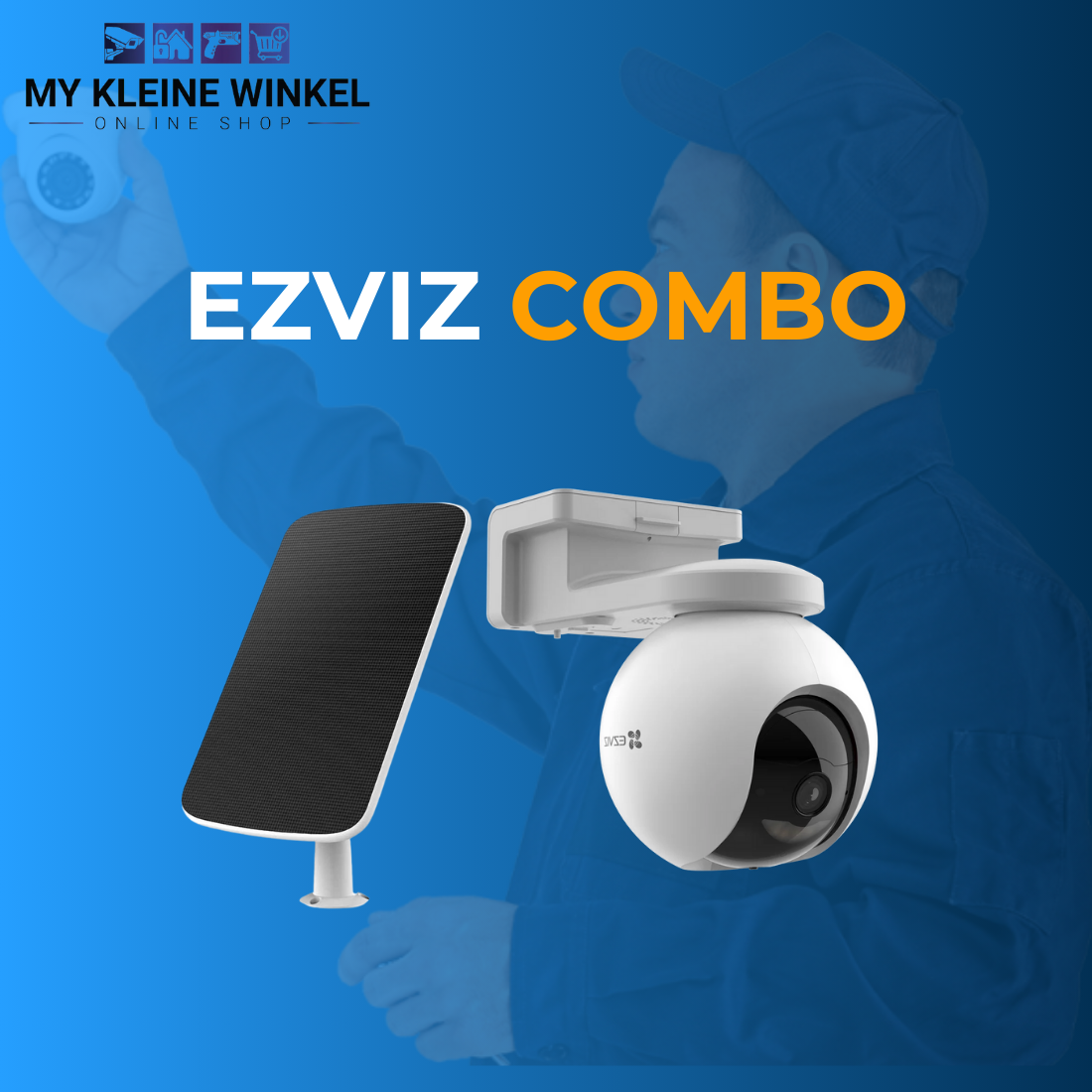 EZVIZ EB8 4G PT Battery Powered Camera Outdoor 3MP 15 IR with Solar Panel