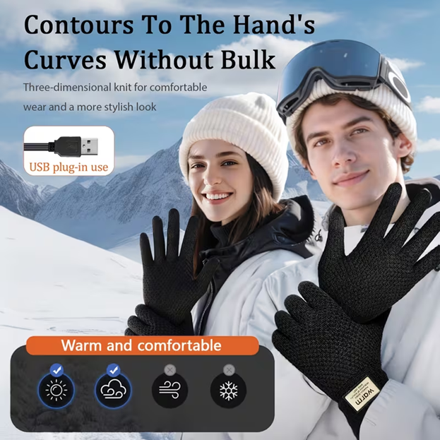 Usb Winter warm gloves