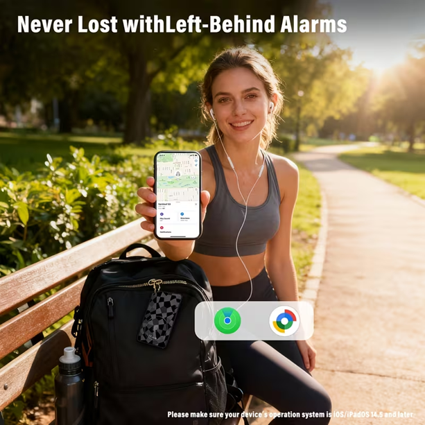 Bank Card Size Item Finder with Dual-Direction Alarm