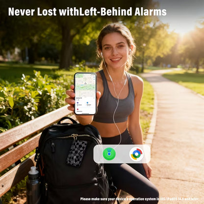 Bank Card Size Item Finder with Dual-Direction Alarm