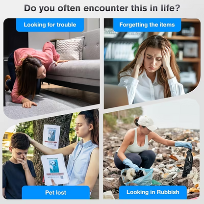 Bank Card Size Item Finder with Dual-Direction Alarm