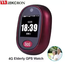 NEW - 2026 Elder 4G Smart Watch V45 Touch GPS Tracker WIFI SOS GPS Tracking Pendant gps Tracker Alarm Talking Clock IP 67 Waterproof