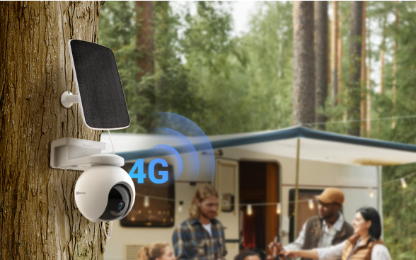EZVIZ EB8 4G PT Battery Powered Camera Outdoor 3MP 15 IR with Solar Panel