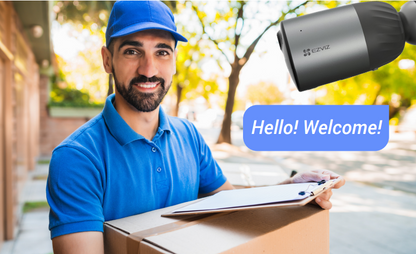 EZVIZ Wi-Fi Battery Powered Camera BC1C 2MP 2.8mm Lens 7200mAh with Solar Panel